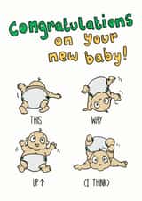 new baby baby New Baby Card 11659 created by Kat Willott
