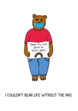 Thanks Thank You Thank You Card 41459 created by Blank Faced Bear