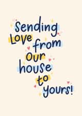 love typography Just because Card 18048 created by katie illustrated