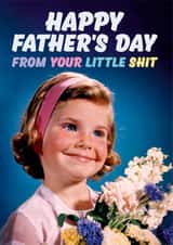 Little one Father's Day card 1000 created by Dean Morris Cards