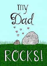 You rock Father's Day card created by O WHAT A FEELING