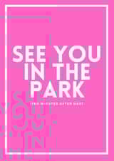 see you Birthday Card 42463 created by Holland & Best