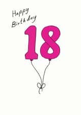 18 18th Birthday Card 7070 created by A Ray of Sunshine Cards