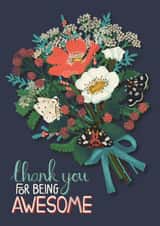 adult traditional Thank You Card 16340 created by Made by Burbs