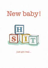 Funny new baby card created by Noura Mokhtar