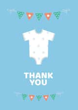 Baby Themed Thank You Card 1000 created by Tangerine Lamp
