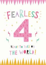 four today four Birthday Card 16091 created by Dotty Black