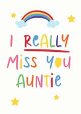 auntie aunt Just because Card 4817 created by Hello Fridays Studio