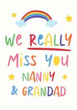 grandparents grandma Just because Card 4819 created by Hello Fridays Studio