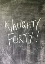 40 forty Birthday Card 15107 created by Hot Balloon Art