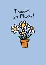 Thank you Flowers Thank You Card 18296 created by Jenny Seddon