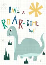 Dinosaur kids Birthday Card 17931 created by Donna Moran Designs