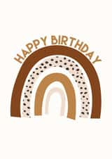 rainbow birthday Card 33333 created by AK Designs