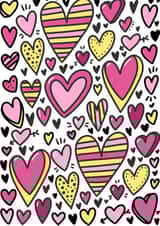 hearts heart Card 37462 created by Mellow Doodles