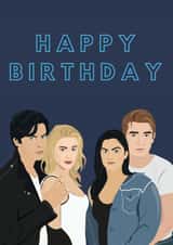 riverdale netflix Birthday Card 17470 created by TEA Designs