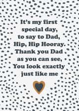 first fathers day dad Father's Day Card 11030 created by AK Designs