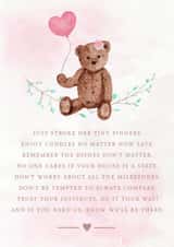 New Baby Girl Advice Card created by Rhymes To Remember