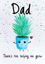 Dad succulent Father's Day Card 39195 created by Lauren Osborne
