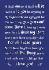 I Love You Mum/Dad created by Rhymes To Remember