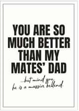 best dad Father's Day Card 40871 created by Peter De Wreede