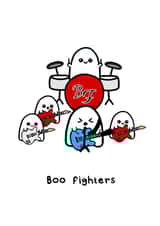 A Foo Fighters Pun Birthday Card created by Innabox