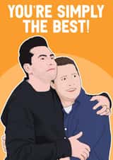 You're Simply the Best David and Patrick created by Pink + Pip
