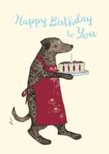Cute Dog Birthday Card created by Paper Bird