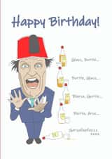Birthday Tommy Cooper Card 39803 created by @2Fs Design