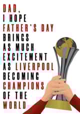 Champions of the world Father's Day card created by DanAllen20