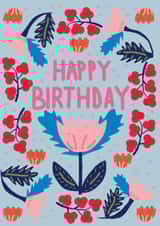 adult traditional Birthday Card 17587 created by Isabel Canvas