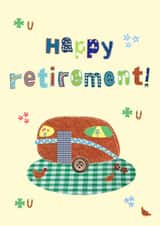 Retirement caravan Retirement Card 7510 created by Diane Worth