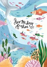 Birthday Fishes - Under the Sea Card  created by Nyassa Hinde