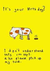 birthday rude Birthday Card 16900 created by Tiger Fluff