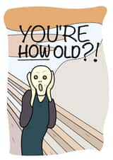 scream funny Card 42953 created by Krafty Kards