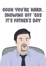 the office tv Father's Day Card 16849 created by James  Steer