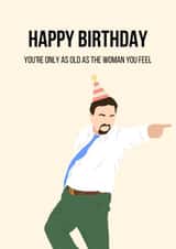 the office only as old Birthday Card 18477 created by TheAgeofPrints