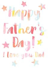 adult typography Father's Day Card 42472 created by Zoe Shepherd