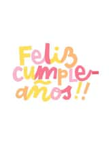 feliz cumple amos spanish Birthday Card 18356 created by Mikaela Iavarone