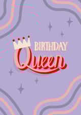 Queen Crown Birthday Card 18265 created by Fab Bab