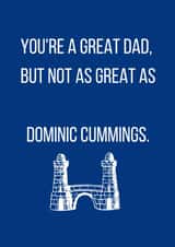 dominic cummings Father's Day Card 37537 created by Lou Lou 