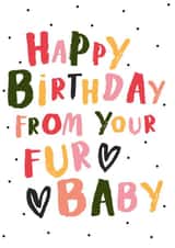 fur baby Birthday Card 18598 created by Poodle Pip