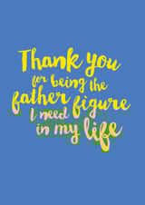 Thank you to my father figure card created by Elaine Miles