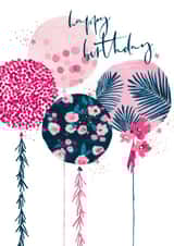 floral bold Birthday Card 18247 created by Hotchpotch 