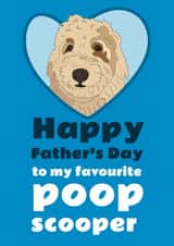 cockapoo poop Father's Day Card 28965 created by Dolli Does Design