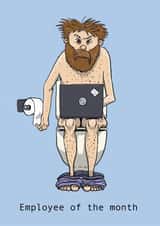 employee of Birthday Card 41099 created by Jonny Winder