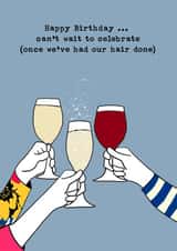 CV2020 quarantine Birthday Card 38150 created by Sally Scaffardi