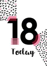 18 eighteen Birthday Card 18489 created by Hey Jude