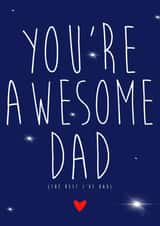 awesome dad Father's Day Card 40599 created by Kersti & Gem