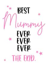 Best Mummy ever card created by JJ & Roo