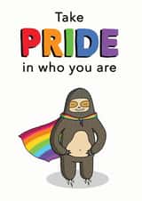 Pride Gay Card 31673 created by Bronte Laura Illustration